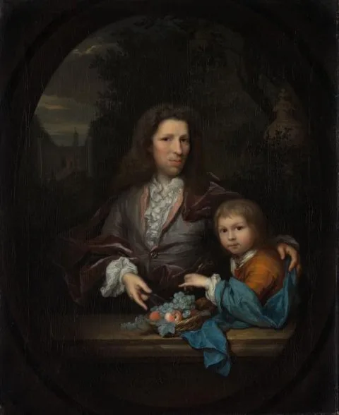 Arnold Boonen, Jan van de Poll (1668-1745) and his Son Harmen Hendrick (1697-1772).