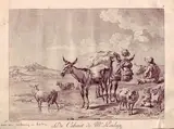 Jean Duplessis-Bertaux, Shepherd with Cattle and Mules
