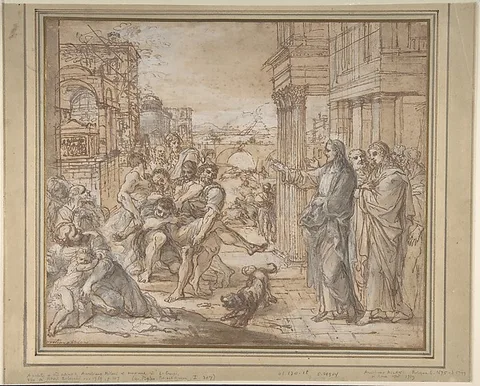 Aureliano Milani, Christ Healing a Possessed Man