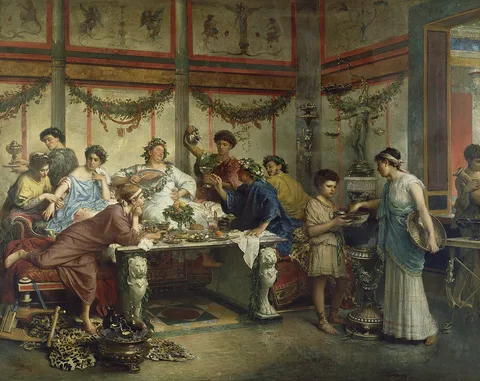 Roberto Bompiani, A Roman Feast