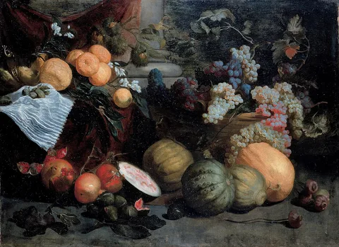 Jan Roos, Still Life with Fruit and Vegetables