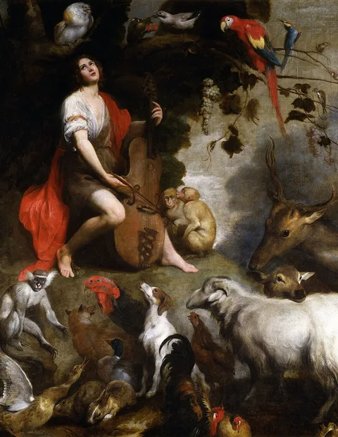 Jan Roos, Orpheus charming the animals