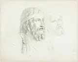 Auguste Gaspard Louis Desnoyers, Two Merovingian Heads
