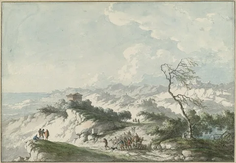 Claude-Louis Châtelet, Second View of the Agrigento Countryside