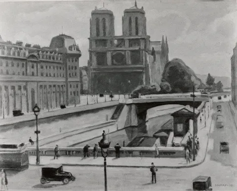Samuel Halpert, Notre Dame, Paris
