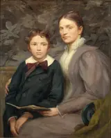 Henry Oliver Walker, Mrs. William T. Evans and Her Son