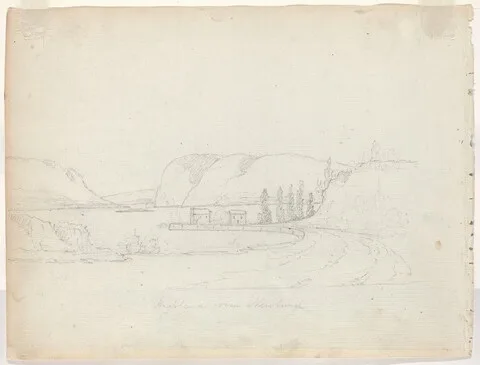 Alexander Robertson, Highlands from Newburgh [verso]