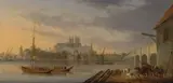William Anderson, A View of Westminster Bridge and the Abbey from the South Side