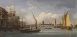 William Anderson, London Bridge, with St. Paul's Cathedral in the distance