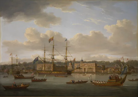 William Anderson, The Return of George IV to Greenwich from Scotland