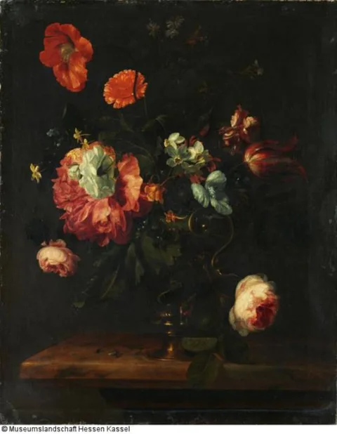 Herman Verelst, Bouquet in a vase