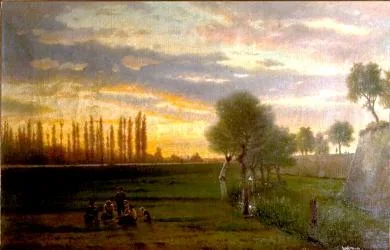Giulio Carmignani, Sunset on the Ramparts of Parma