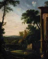 Pierre-Antoine Patel, Landscape with architecture and staffage