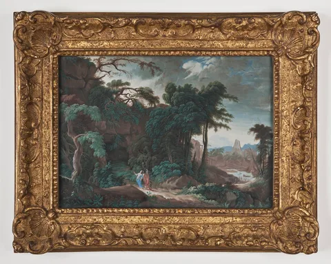 Pierre-Antoine Patel, Skogslandskap med figurer