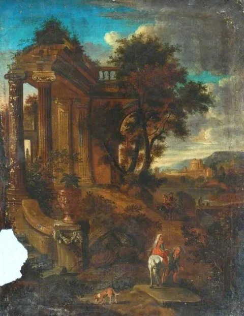 Pierre-Antoine Patel, Architectural Landscape with Ruins