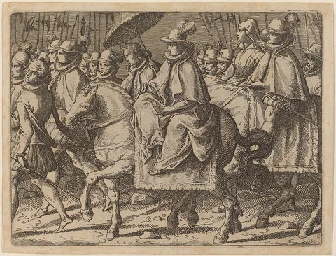 Raffaello Schiaminossi, Margaret of Austria on Horseback