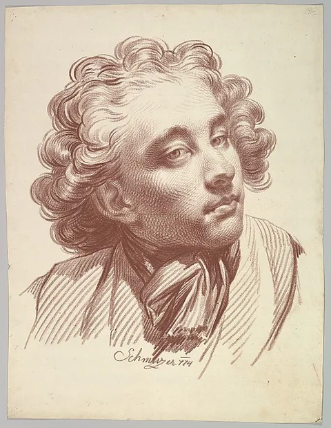Jakob Matthias Schmutzer, Head of a Young Man Looking Right