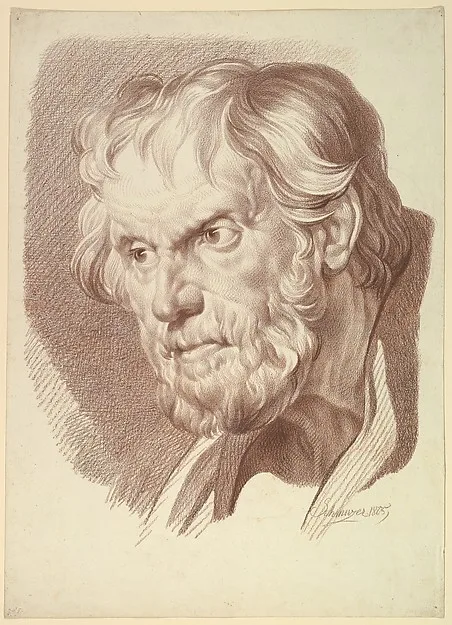 Jakob Matthias Schmutzer, Head of Bearded Old Man