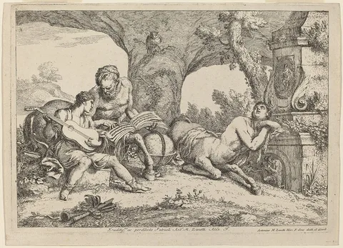 Gaetano Zompini, Chiron Teaching Music to Achilles