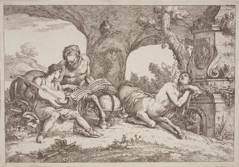 Gaetano Zompini, Chiron Teaches Music to Achilles