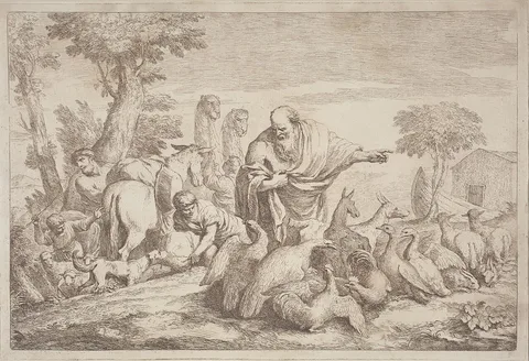 Gaetano Zompini, Noah Leading the Animals to the Ark