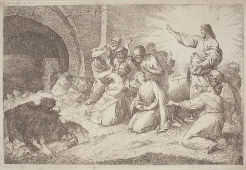Gaetano Zompini, The Raising of Lazarus