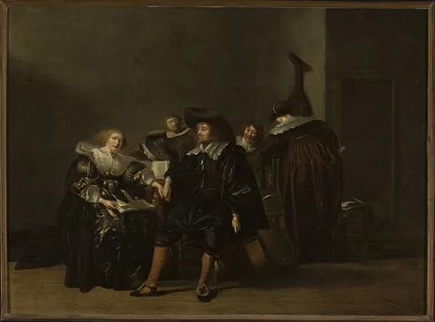 Jan Olis, Interior genre scene.