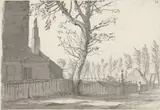 Samuel Hieronymus Grimm, High Street at the Manor House, Marylebone
