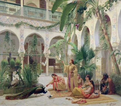 Paul-Albert Girard, Moorish Courtyard