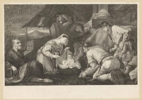 Philipp Andreas Kilian, Aanbidding door de herders