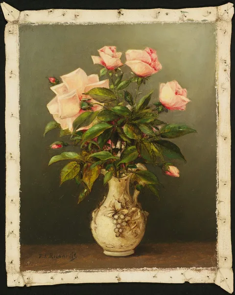 Thomas Addison Richards, Vase of Roses