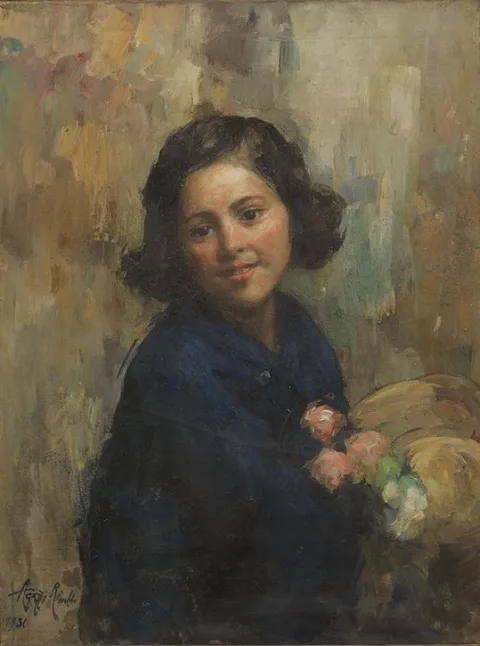 Rinaldo Agazzi, Portrait of a young girl