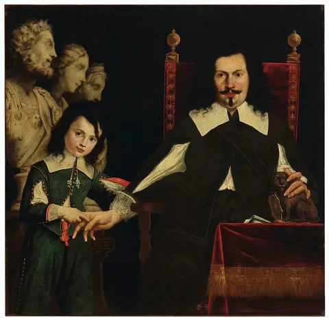 Pierfrancesco Cittadini, Portrait of Pietro Bombarda and his son, Antonio
