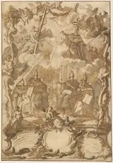 Gottfried Eichler the Younger, A Thesis Design with Doctors of the Church