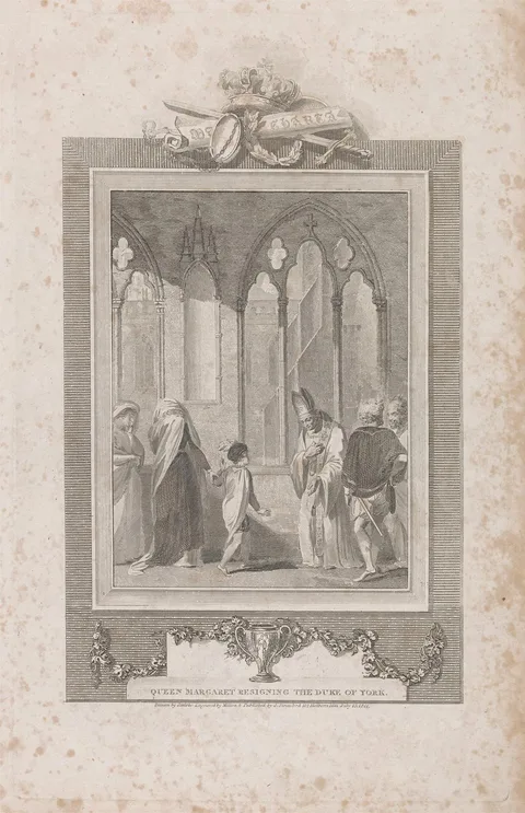 Thomas Milton, Queen Margaret Resigning the Duke of York