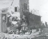 Adriaen Lievensz. van der Poel, Outside a Decayed Cottage