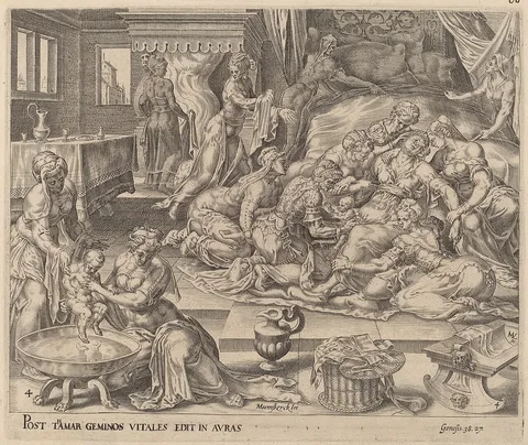 Harmen Jansz Muller, Birth of Pharez and Zara