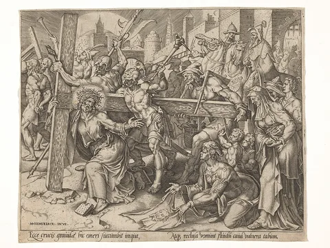 Harmen Jansz Muller, Christ bearing the cross and the miracle of Veronica's cloth