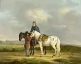 Anthony Oberman, Two Riders in a Landscape