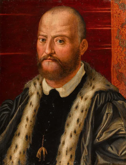 Giovanni Brini, Portrait of Cosimo I de' Medici, Grand Duke of Tuscany (1519-74), bust-length