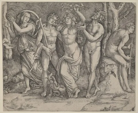 Giacomo Raibolini, Bacchus and His Attendants