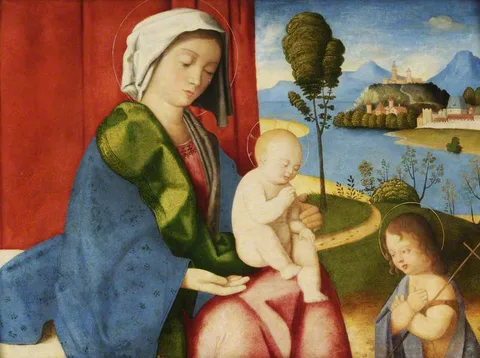Marco Bello, The Virgin and Child with the Infant Saint John