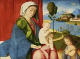 Marco Bello, The Virgin and Child with the Infant Saint John