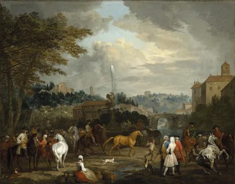 Jan Peeter Verdussen, Horse market