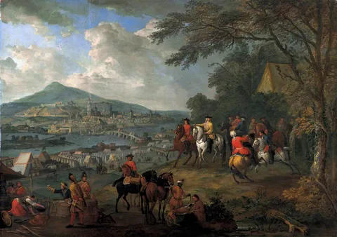 Jan Peeter Verdussen, The Assault on the Town of Oudenarde, Belgium