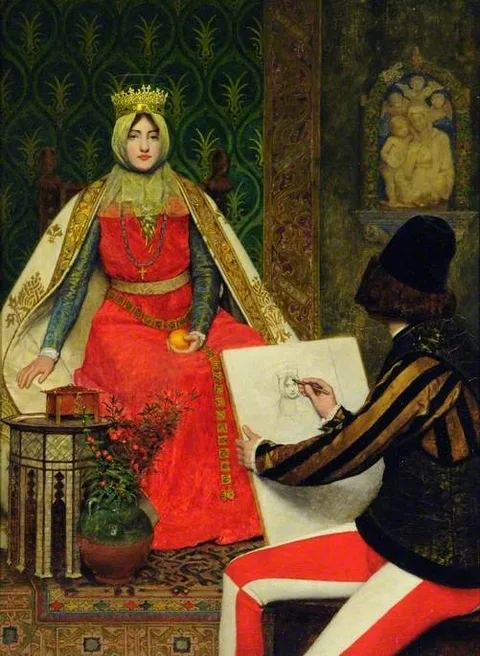 James Dromgole Linton, Queen Elizabeth of Hungary and the Court Painter