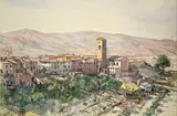 Edward Darley Boit, Poppi in the Casentino, Tuscany