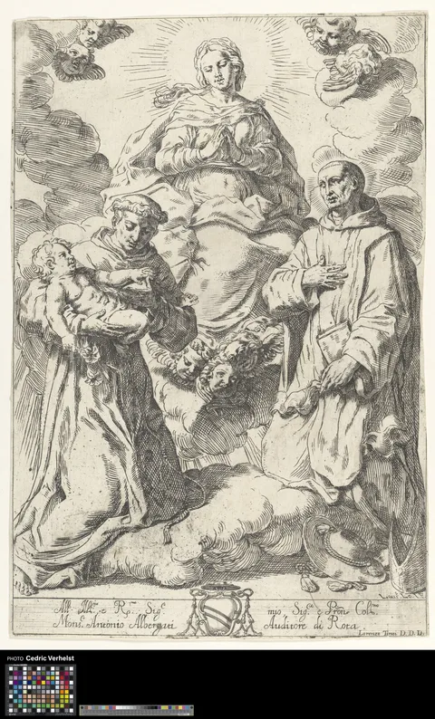 Lorenzo Loli, The Virgin in Glory with St. Anthony of Padua and St. Nicholas Albergati