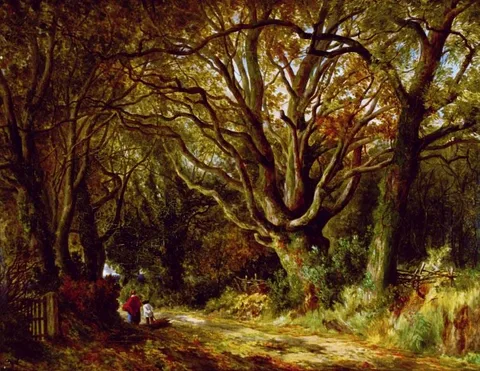 John Steeple, Untitled (A Country Lane)