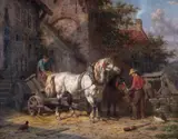 Willem Johan Boogaard, Horses Drinking